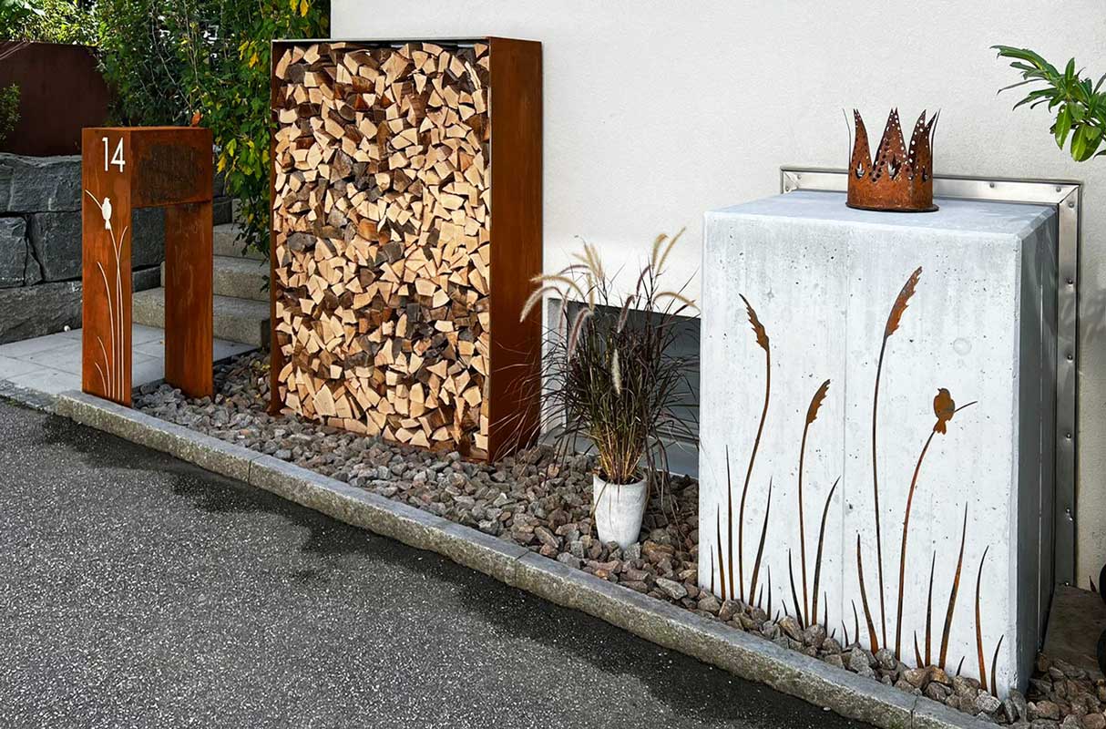 holzlager-corten-stahl-massiv